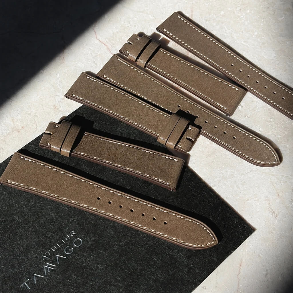 Atelier Tamago leather watch strap