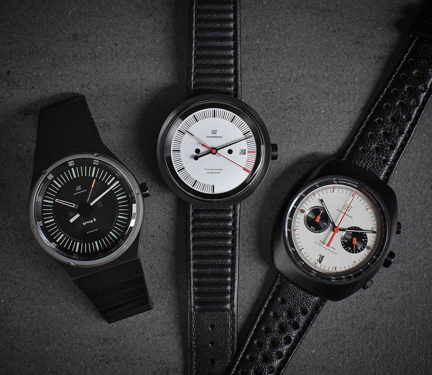 Autodromo Saffiano leather strap