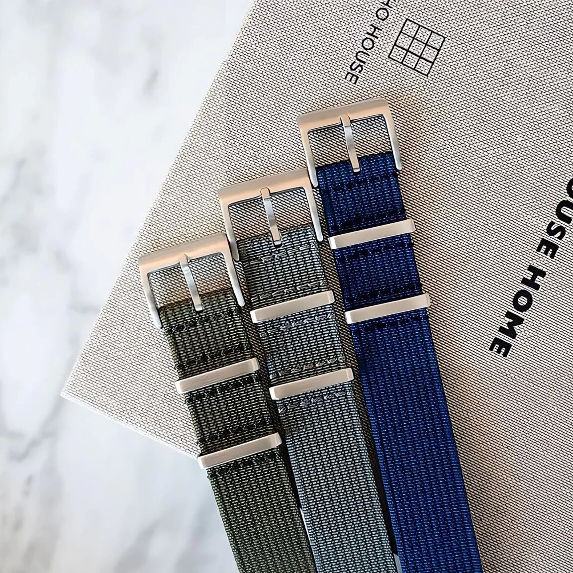 Band & Bezel ribbed nato straps