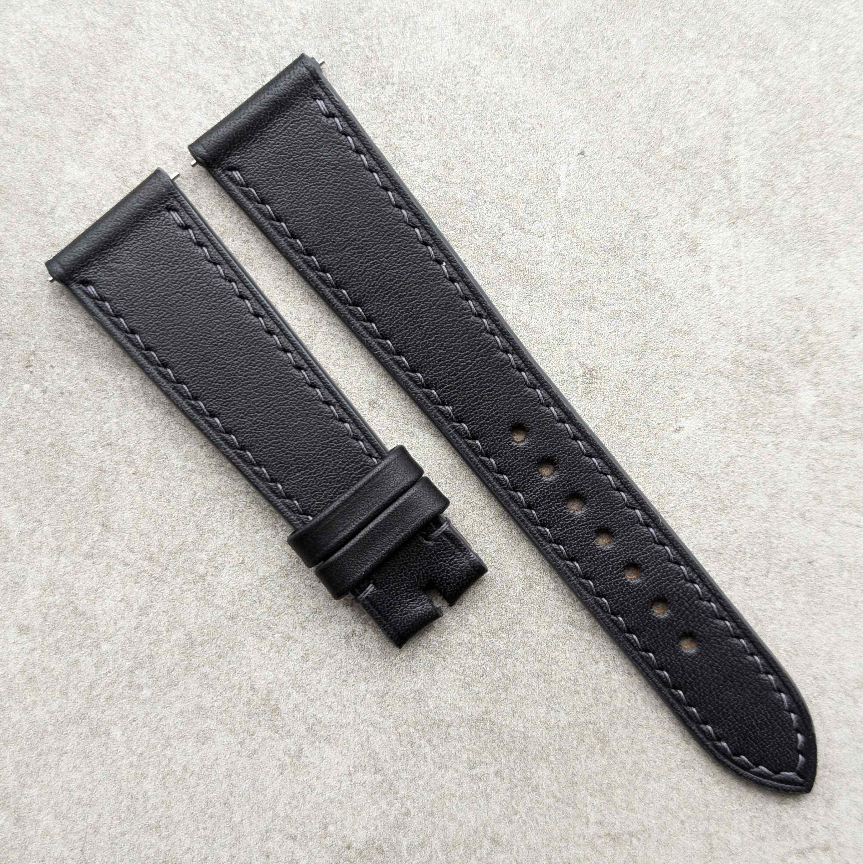 barenia haas leather watch strap