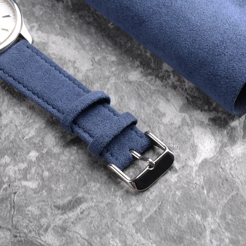 blue alcantara strap