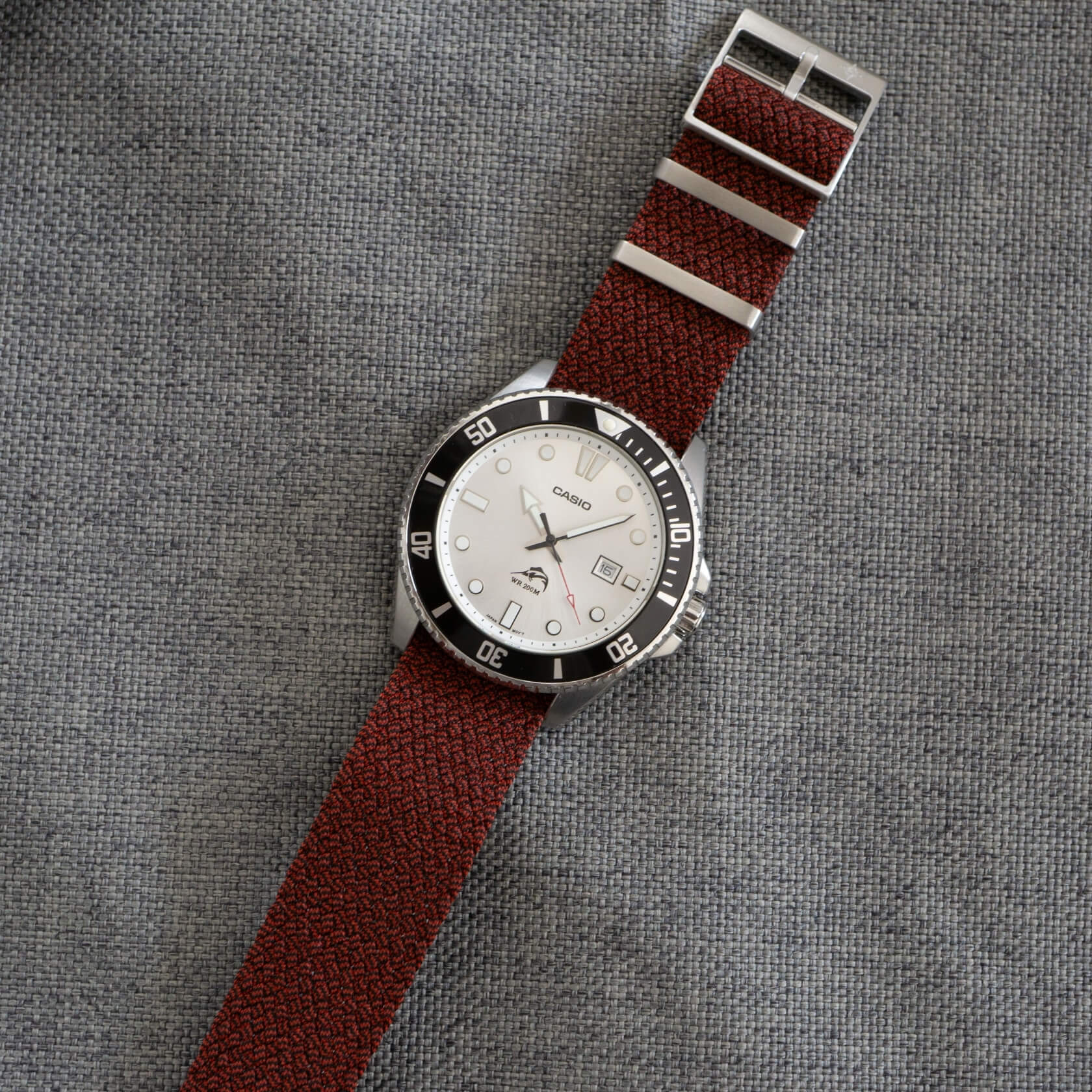 Adjustable Perlon Strap by CNS Watch Bands