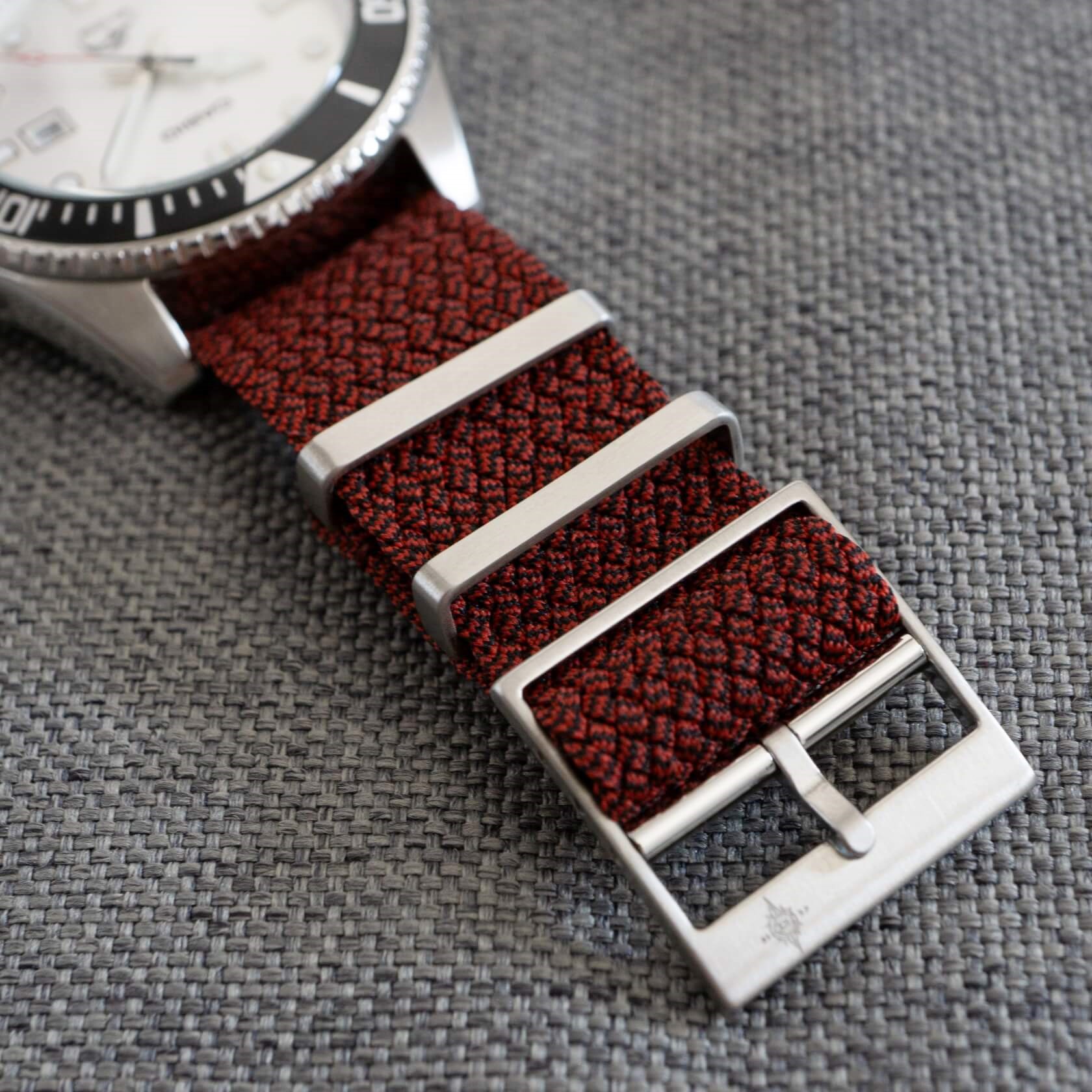 Perlon adjustable watch straps by CNS Watch Bands