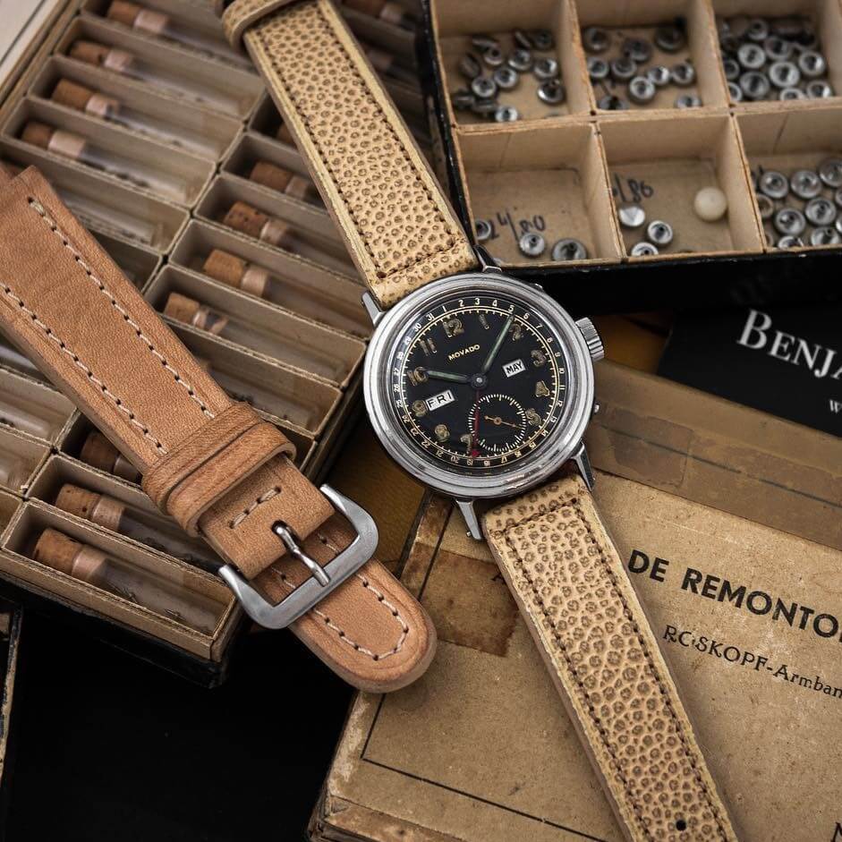 Torre Straps leather watch strap