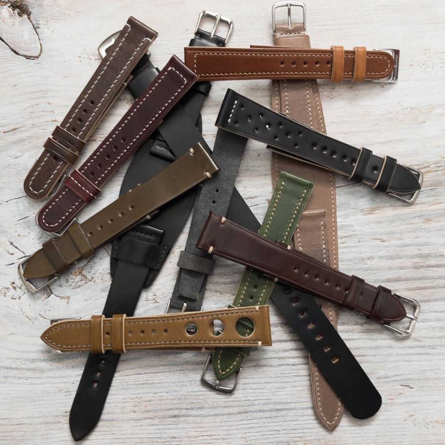 Watch Strap Heaven leather two piece watch straps