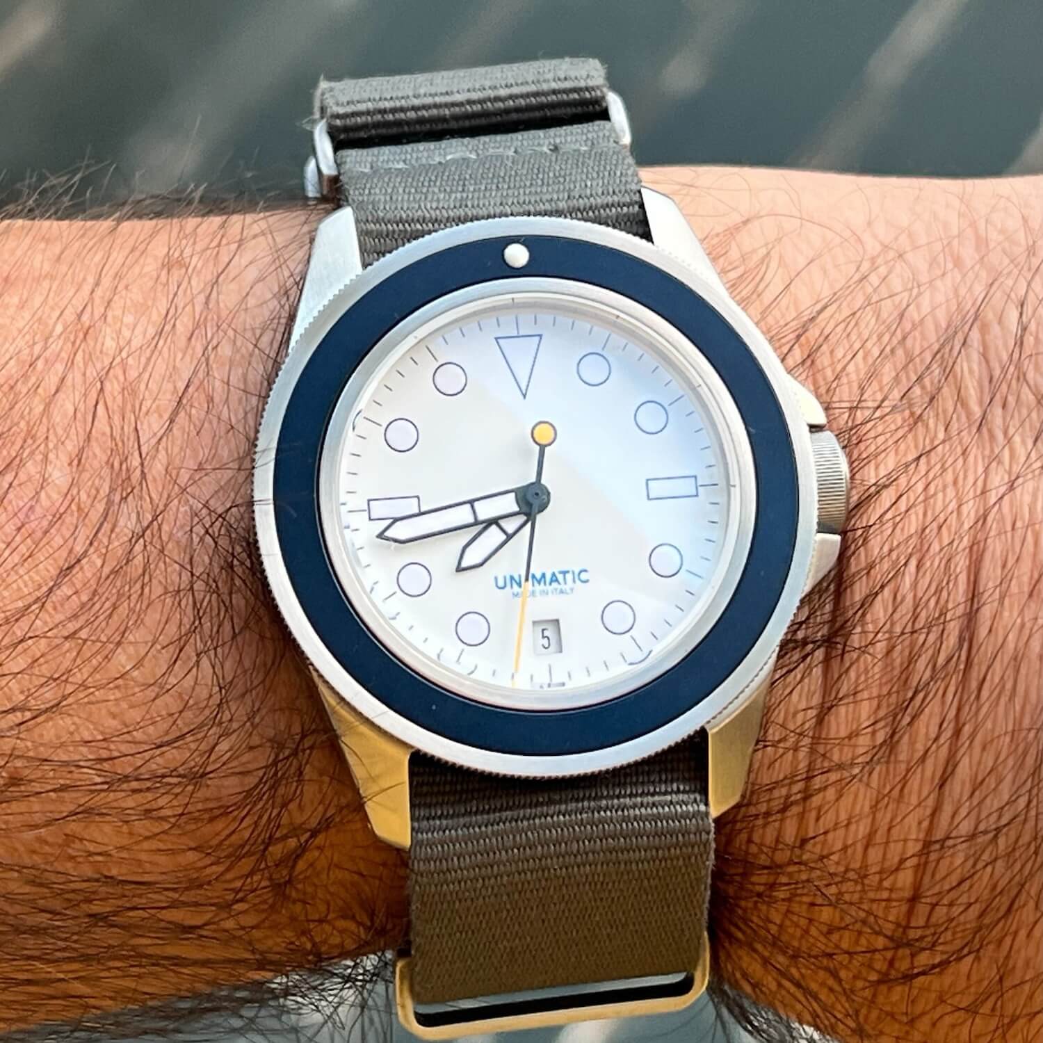 custom unimatic watch