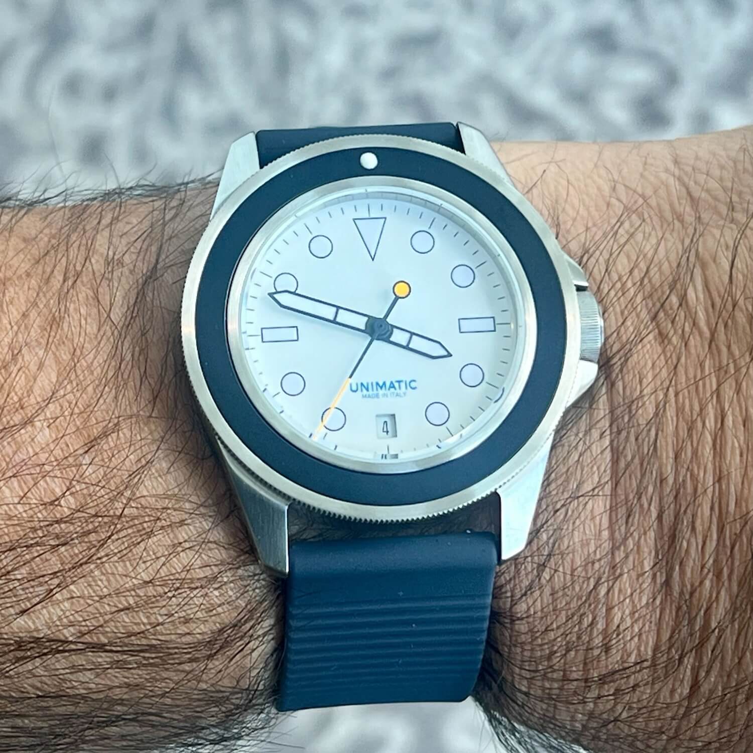 custom unimatic watch