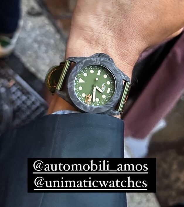 custom unimatic watch