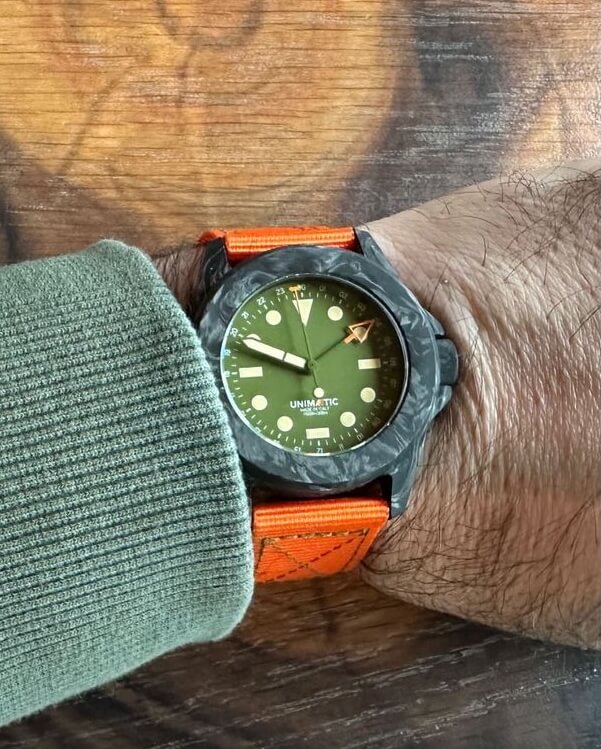 custom unimatic watch