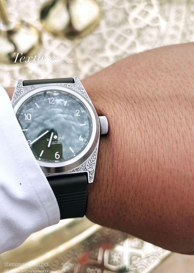 custom unimatic watch
