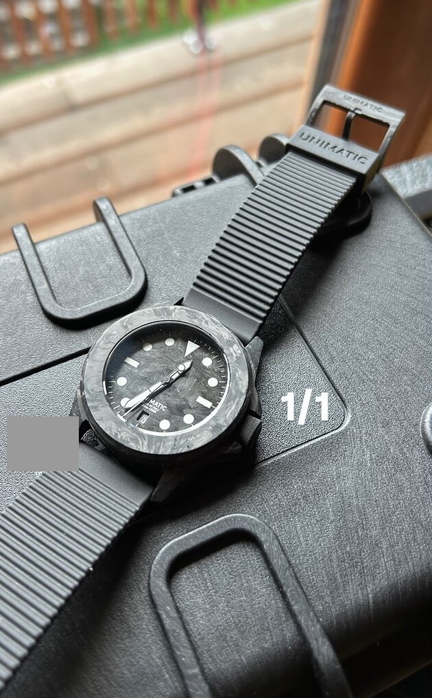 custom unimatic watch