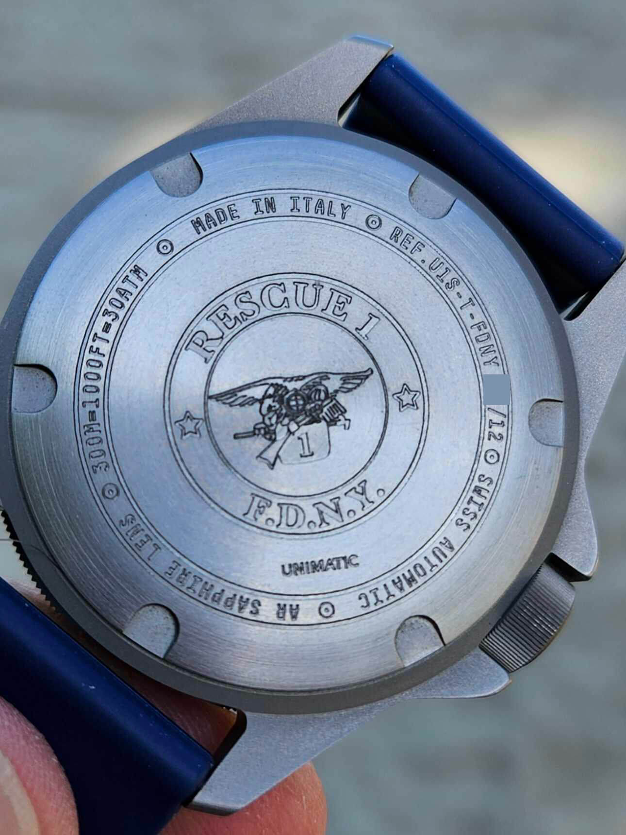 custom unimatic watch