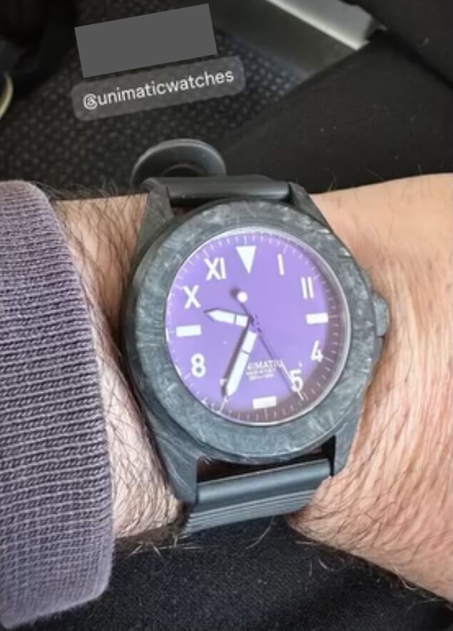 custom unimatic watch