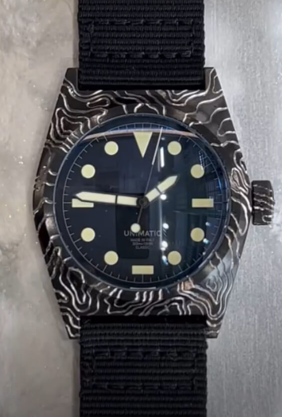 custom unimatic watch