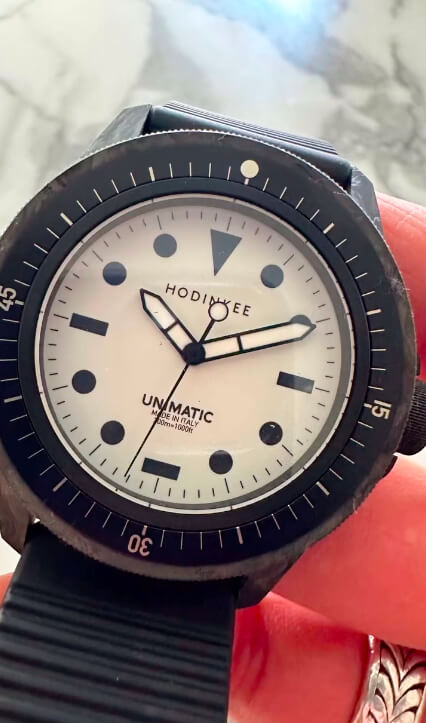 custom unimatic watch