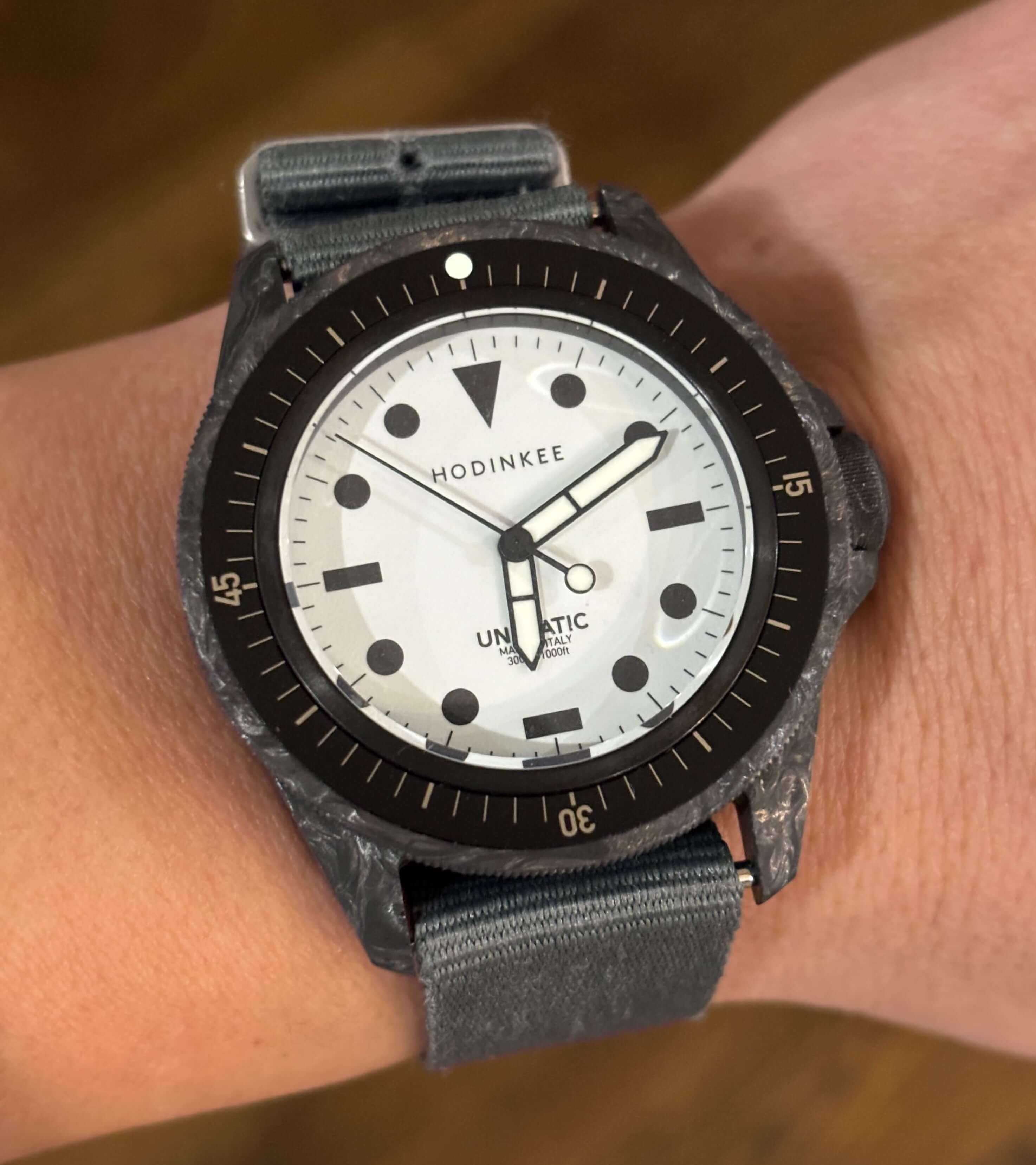custom unimatic watch