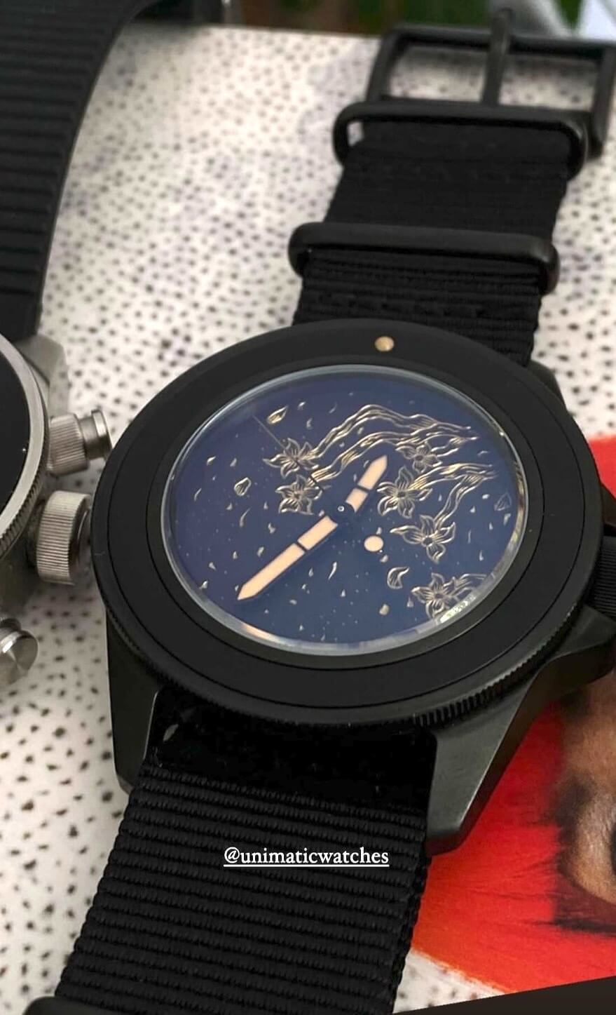custom unimatic watch