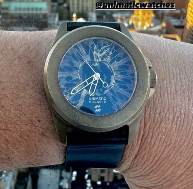 custom unimatic watch