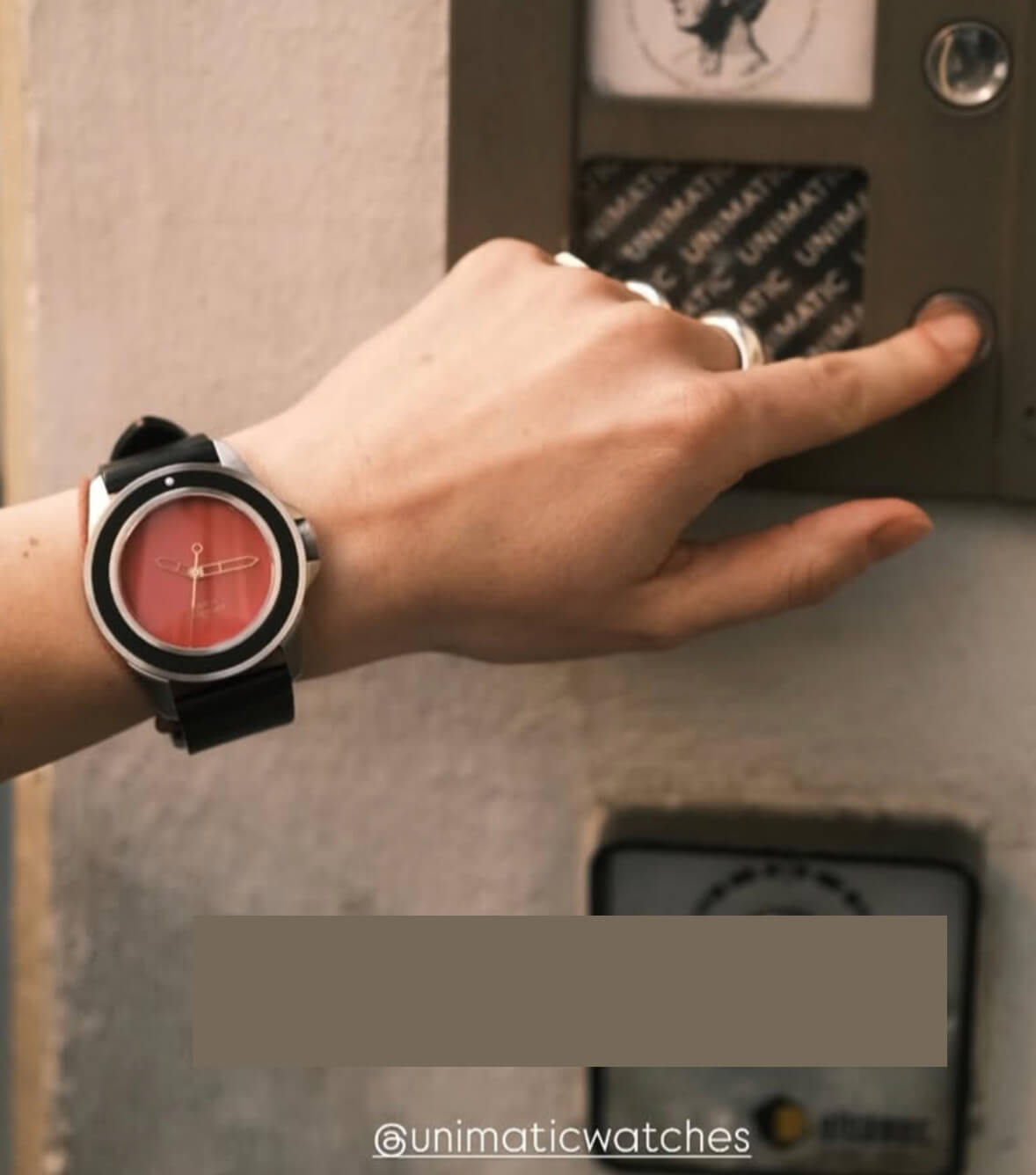 custom unimatic watch