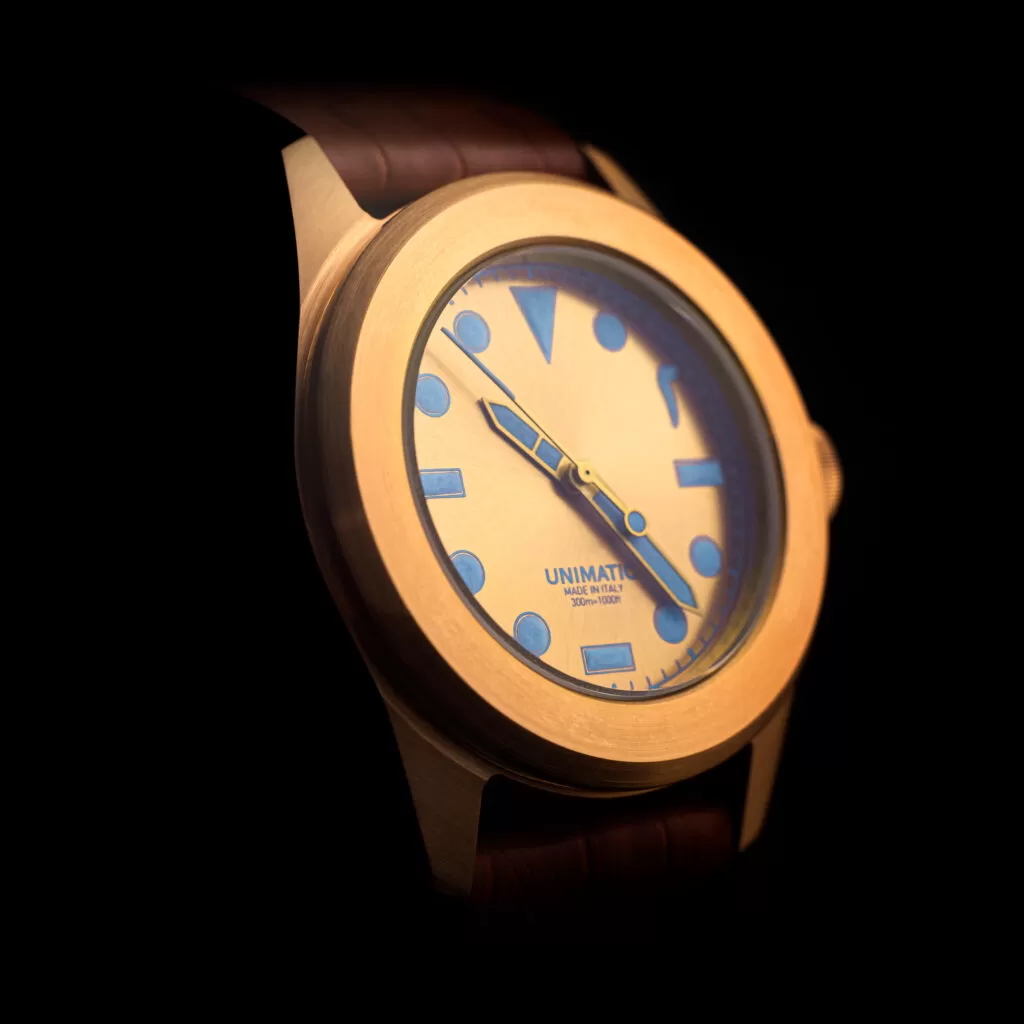 custom unimatic watch