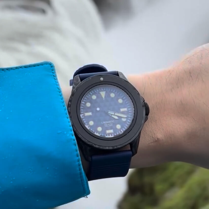 custom unimatic watch