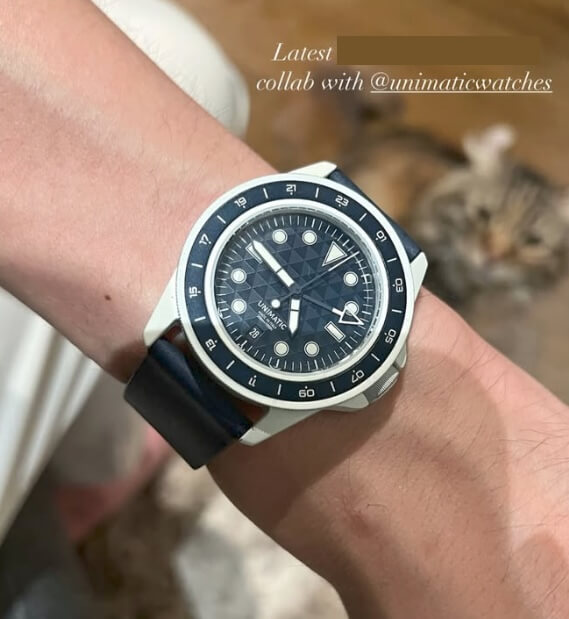 custom unimatic watch