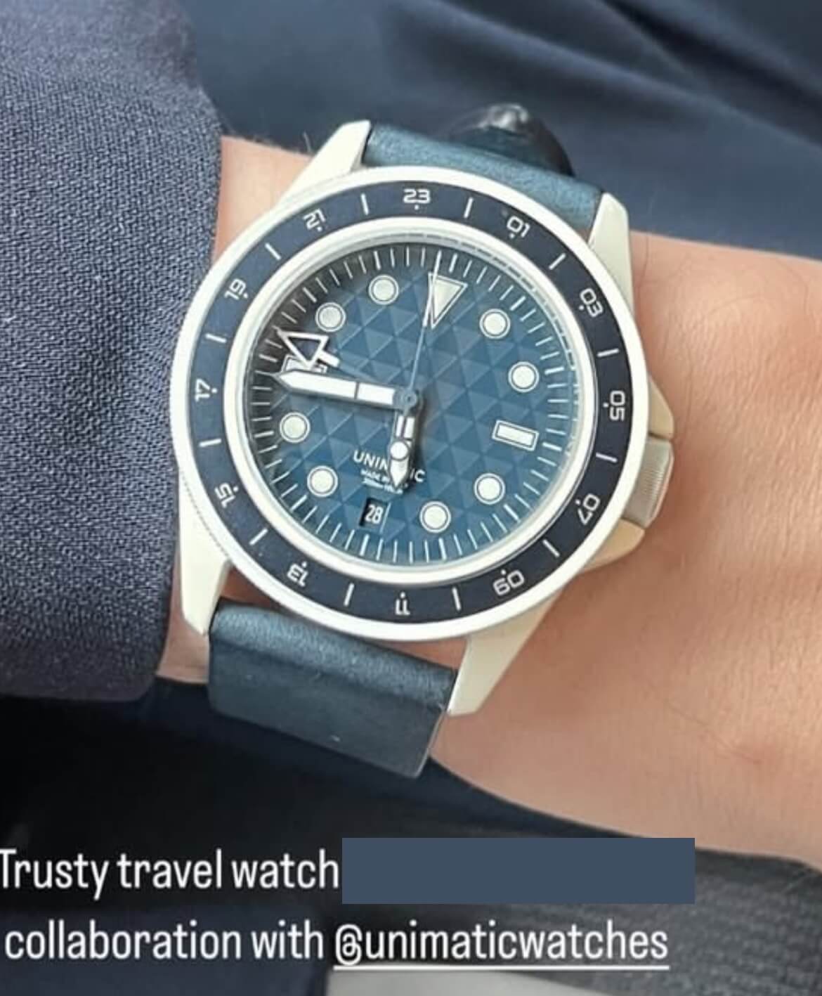 custom unimatic watch