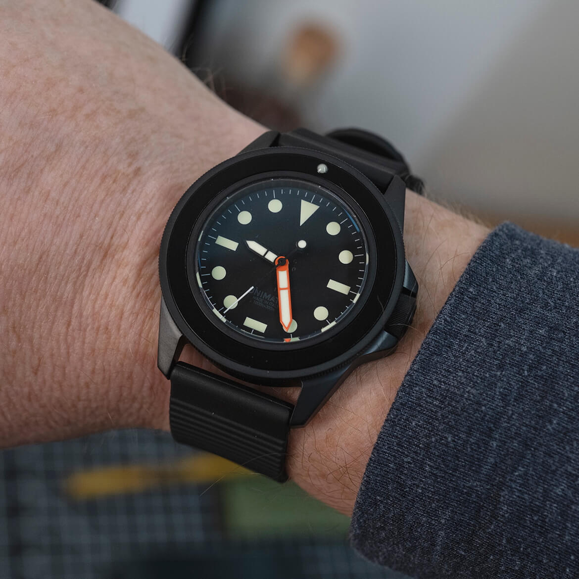 custom unimatic watch