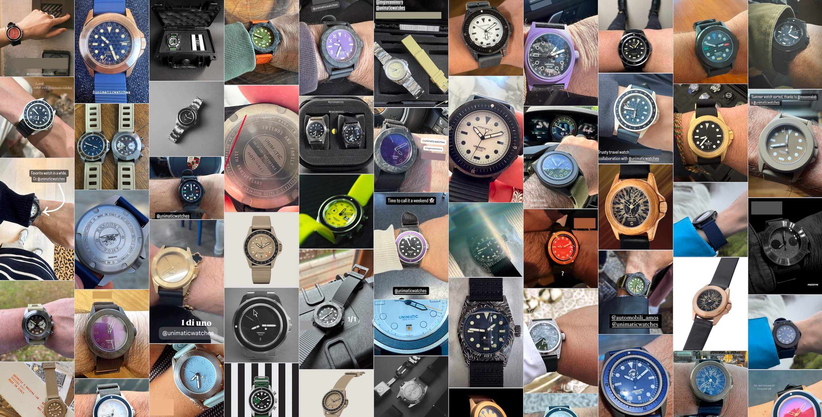 custom-unimatic watches