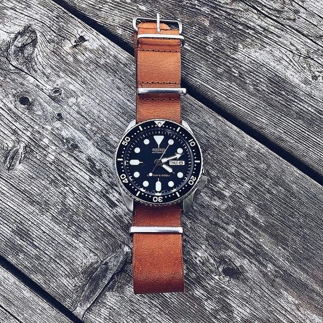 leather nato strap