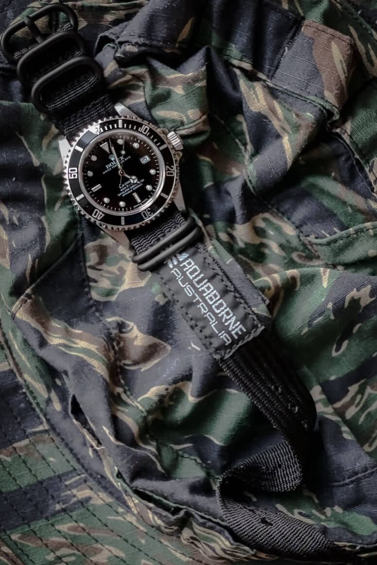 Aquaborne straps on a Rolex