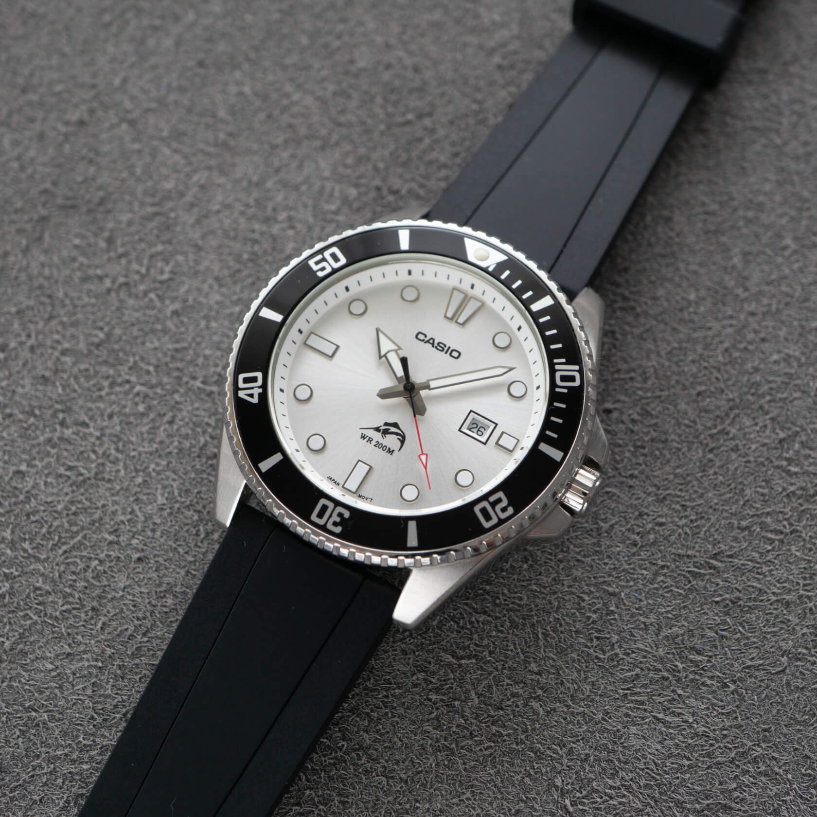 helvetus straight fkm rubber strap