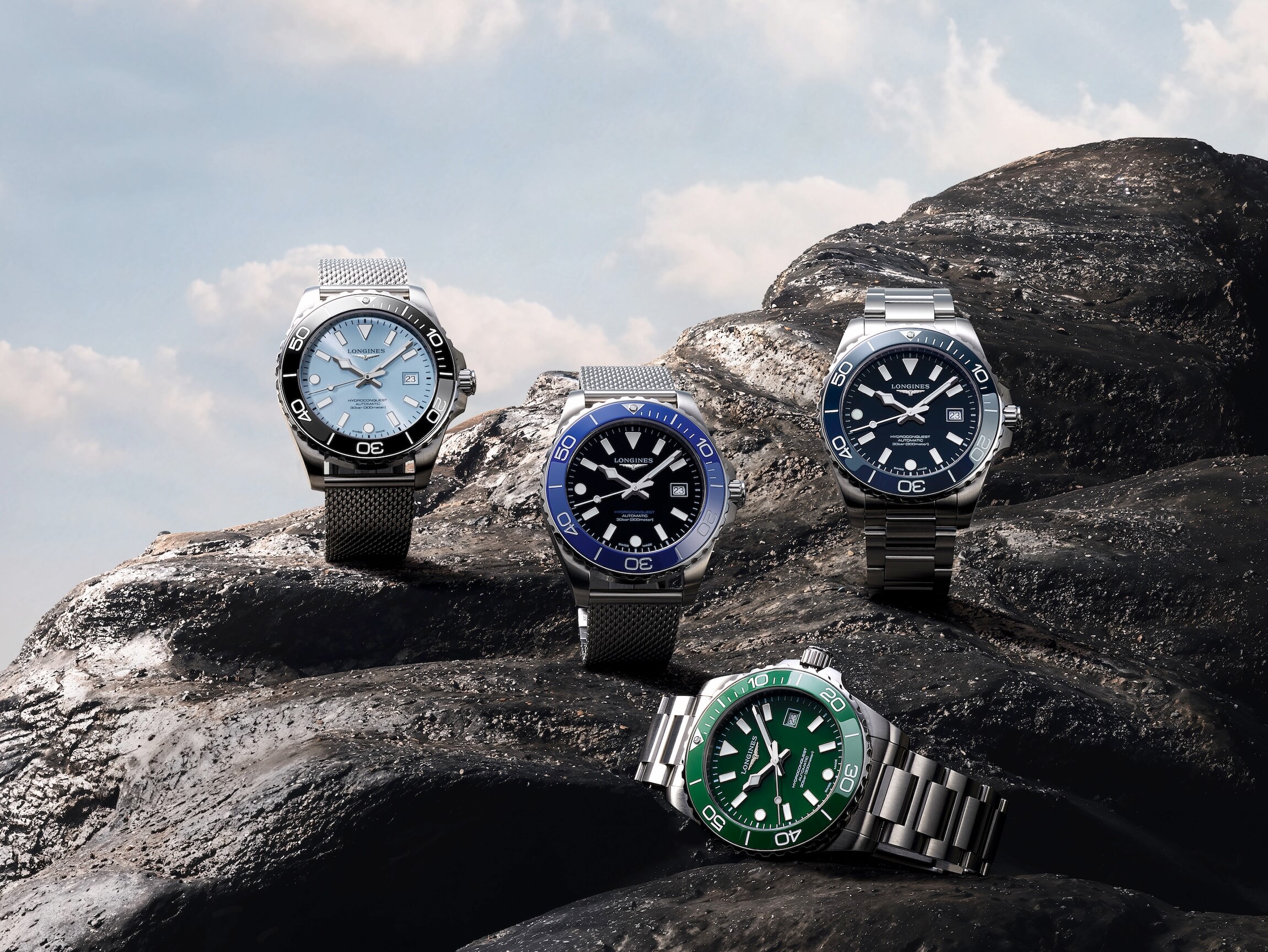 Longines HydroConquest 2026 Milanese bracelet