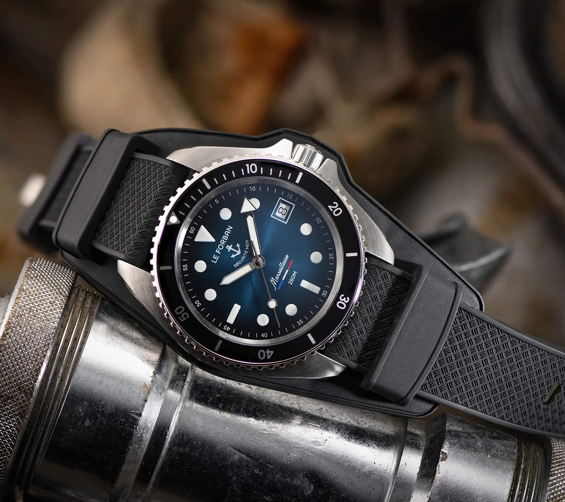 Le Forban Marseillaise rubber bund strap