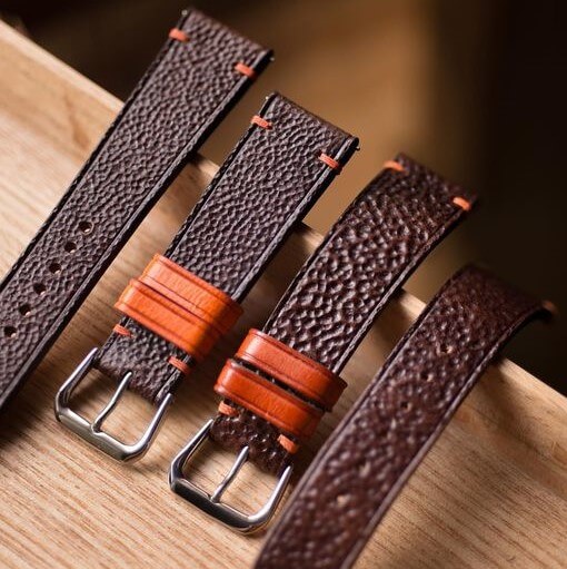 Handmade Sartorial Watch Strap – Classic Tailoring Straps 18-20mm, Italian Fabric, Unisex