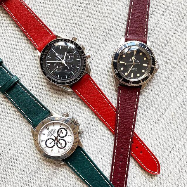 Nero Biglia watch straps