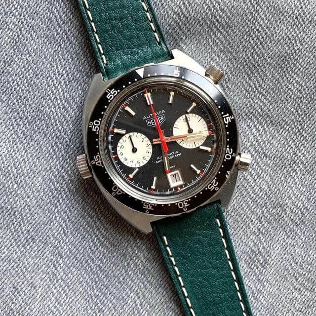 Heuer chrono od Nero Biglia watch strap