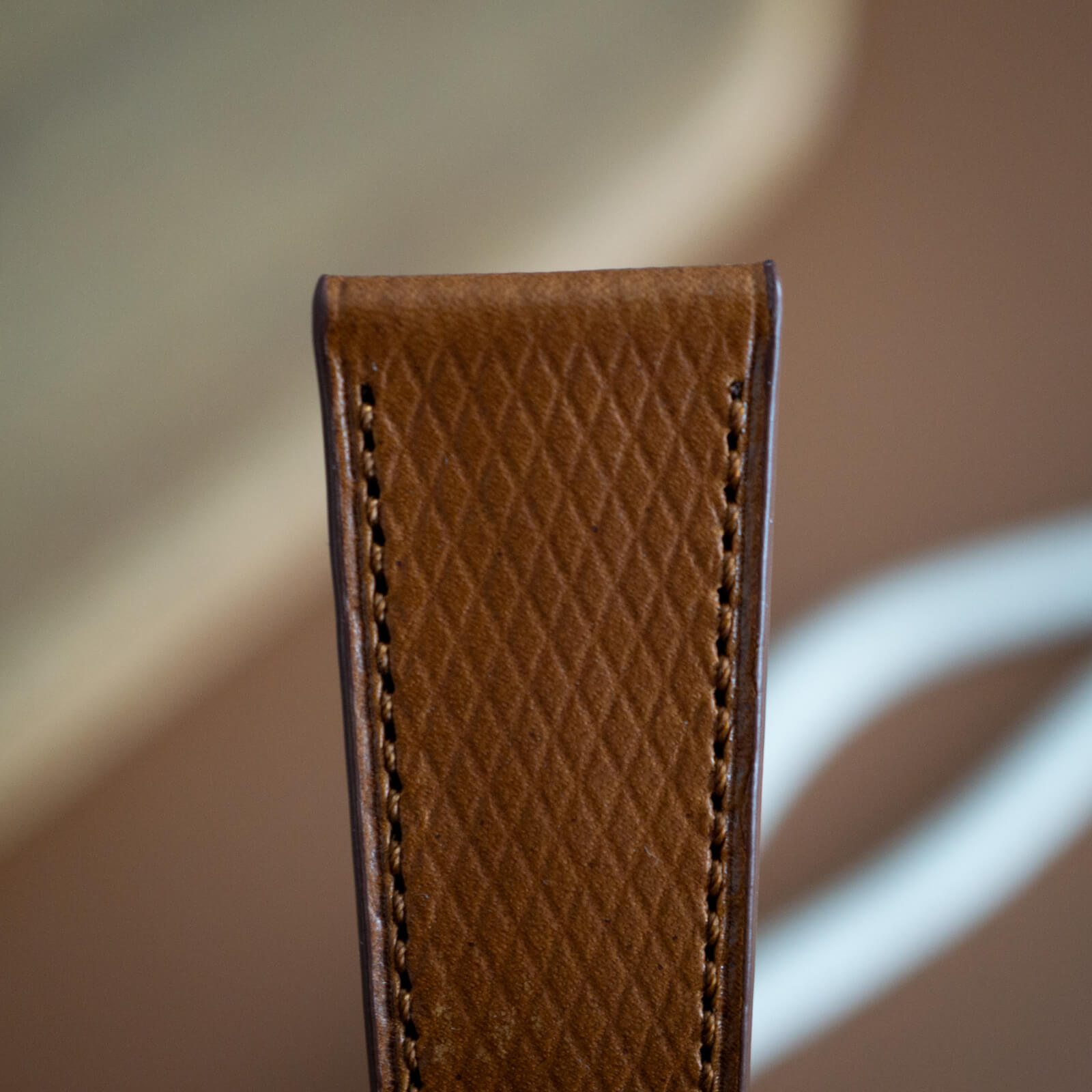 novonappa brown leather watch strap