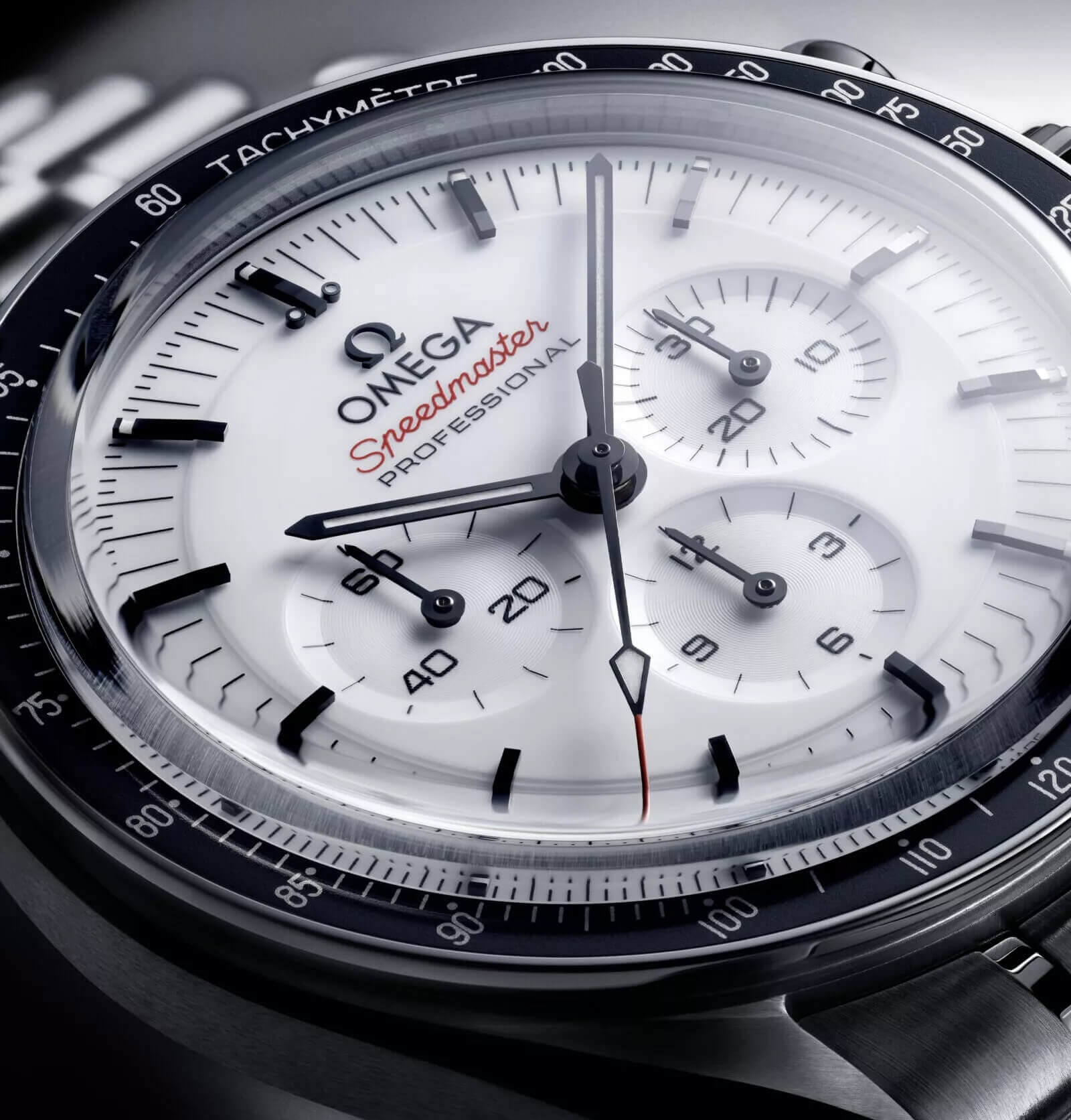white dial omega Speedmaster