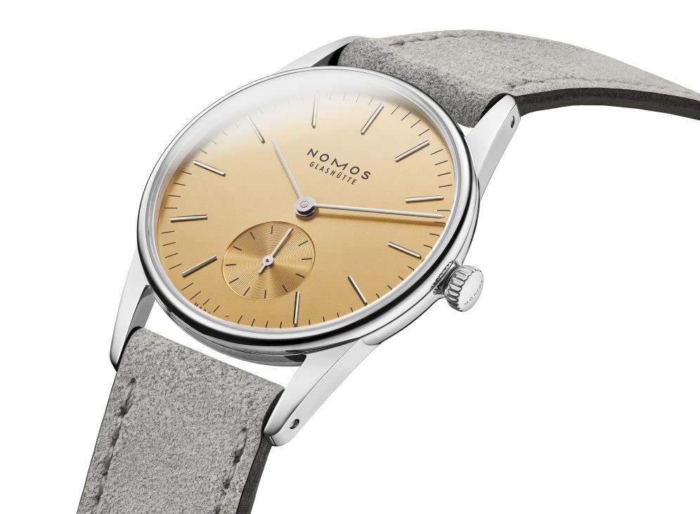 nomos orion 33 gold