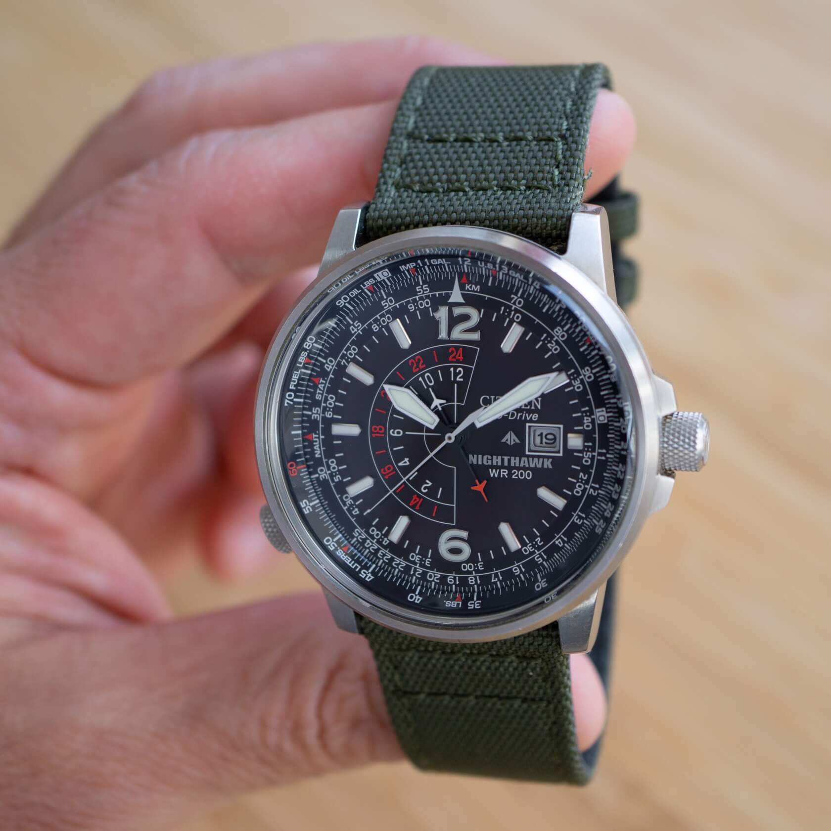There is boxed stitching around all the edges of the strap