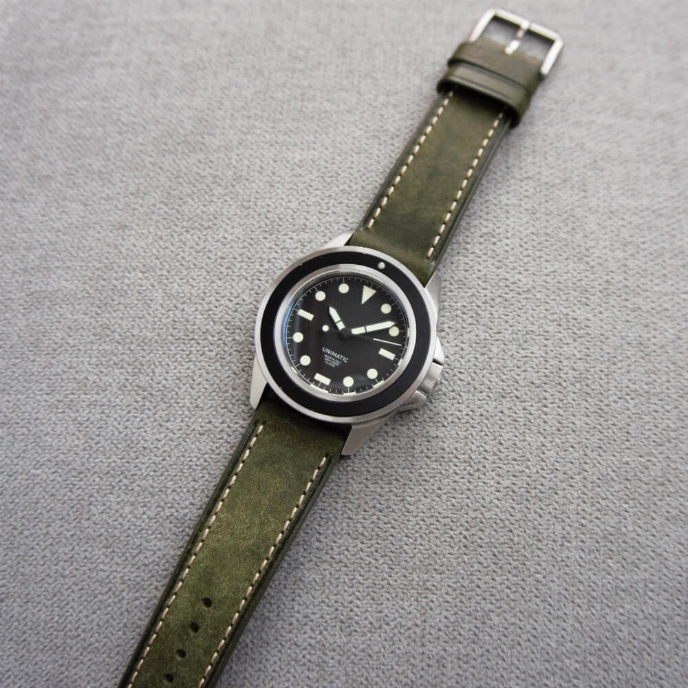 green pueblo watch strap