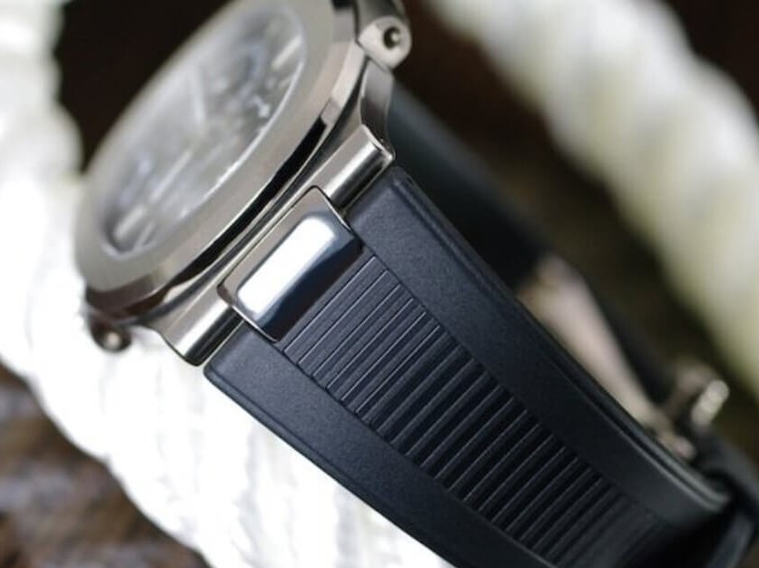 Rubber watch strap for Patek Nautilus by Rubber B