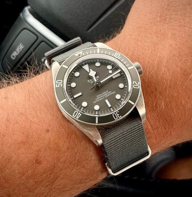 Singular Straps premium nato watch strap on Tudor 925