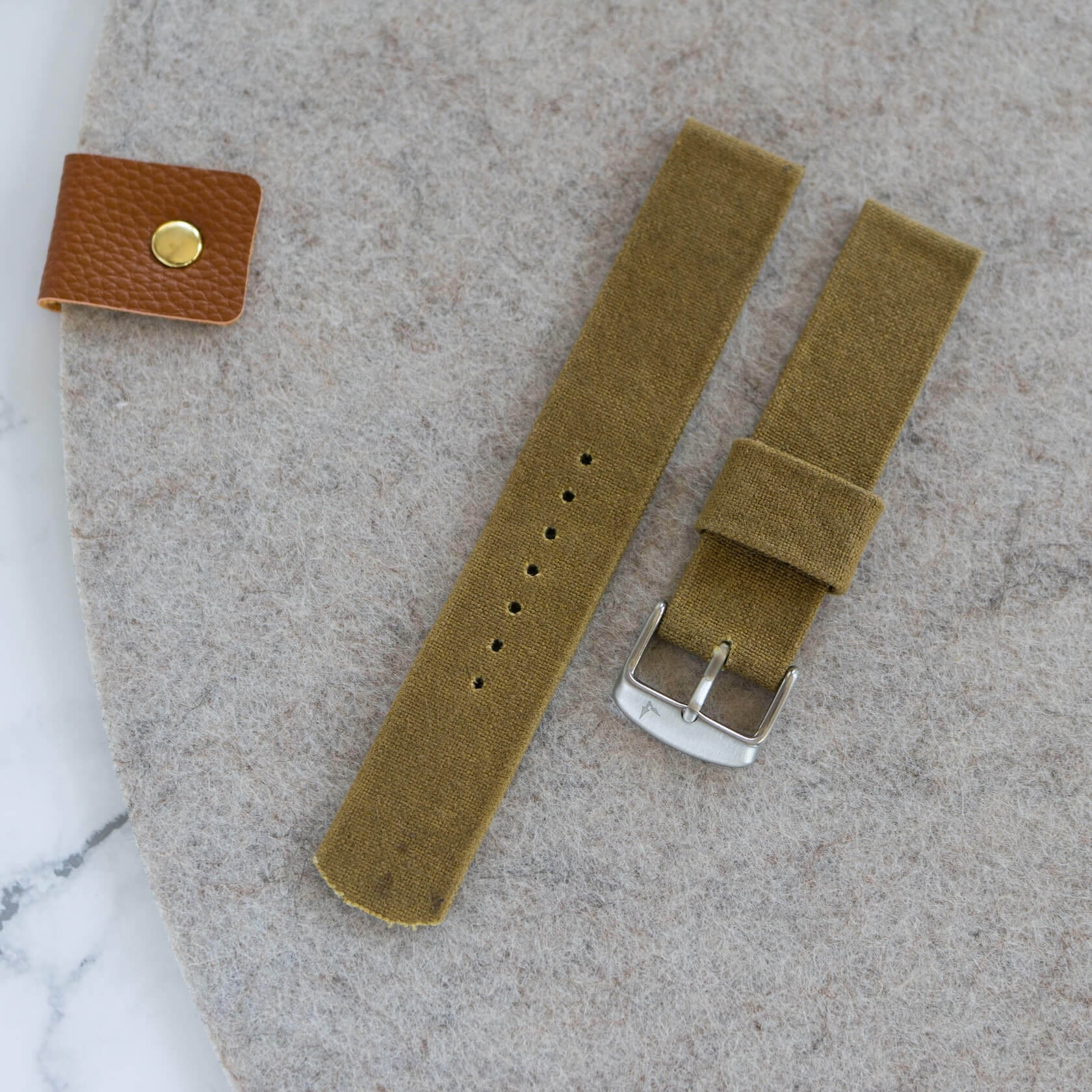 substation waxed canvas strap