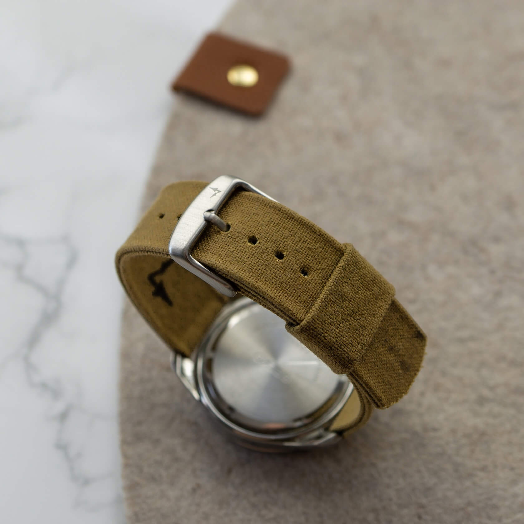 substation waxed canvas strap