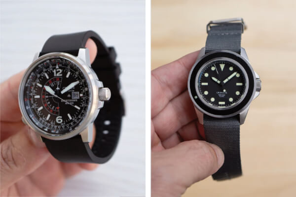 rubber or nylon strap for summer