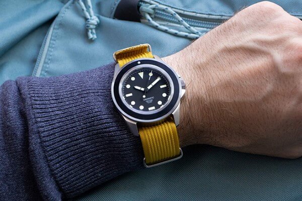 mustard yellow strap