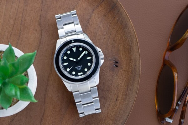 unimatic stainless steel bracelet