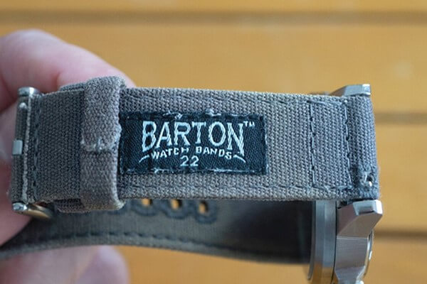 Canvas Quick Release Strap by BARTON Watch Bandsp